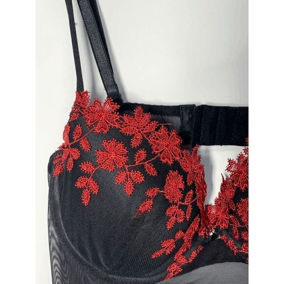 Delicates Sheer Negligee Size 32C Medium - Picture 7 of 8